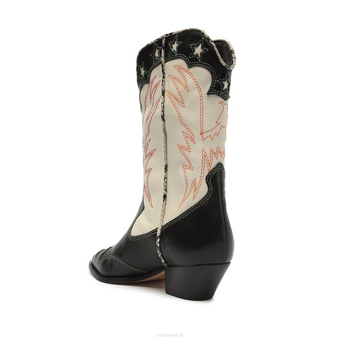 bei Schutz Stiefelette aus Cicera-Leder Schwarz D60T763