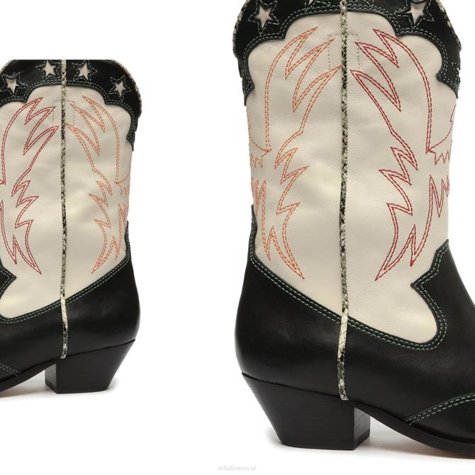 bei Schutz Stiefelette aus Cicera-Leder Schwarz D60T763