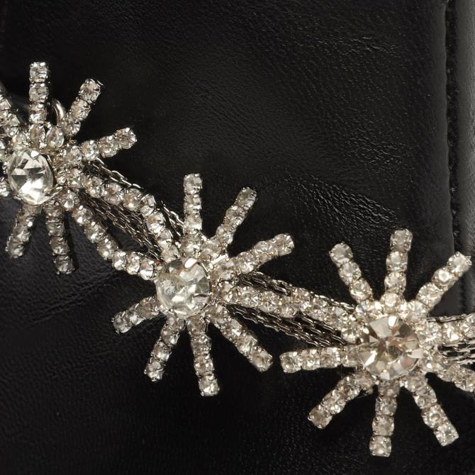 bei Schutz Stiefelette aus Clementine-Nappaleder Schwarz D60T852