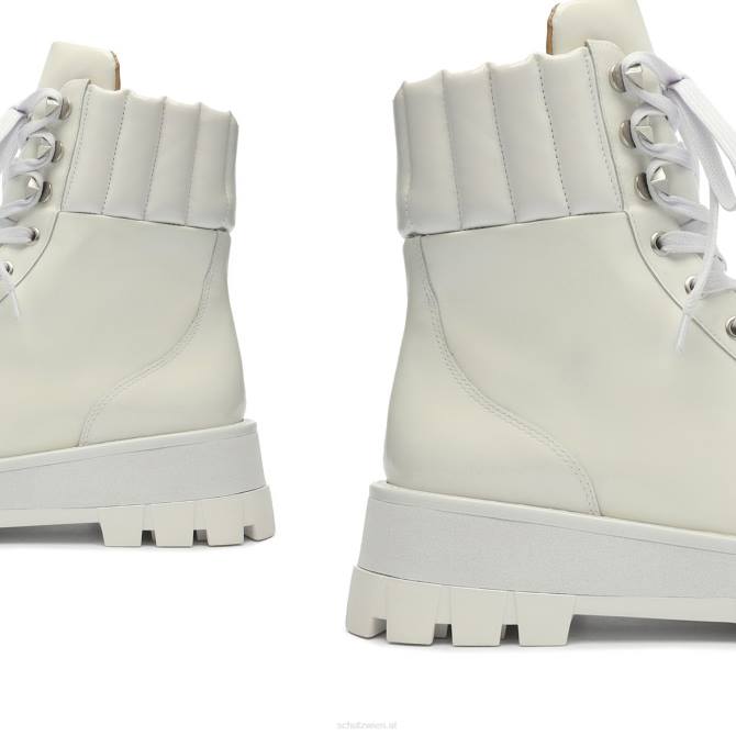 bei Schutz Stiefelette aus Sutton-Lackleder Weiss D60T892