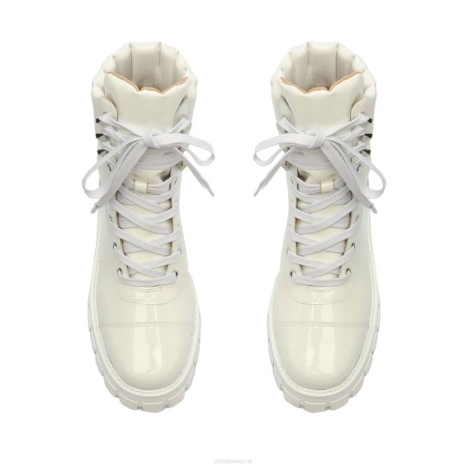 bei Schutz Stiefelette aus Sutton-Lackleder Weiss D60T892