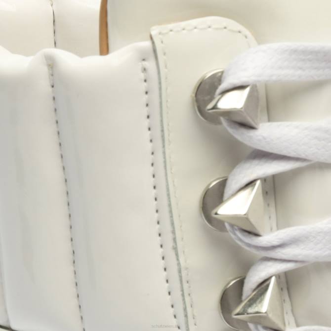 bei Schutz Stiefelette aus Sutton-Lackleder Weiss D60T892