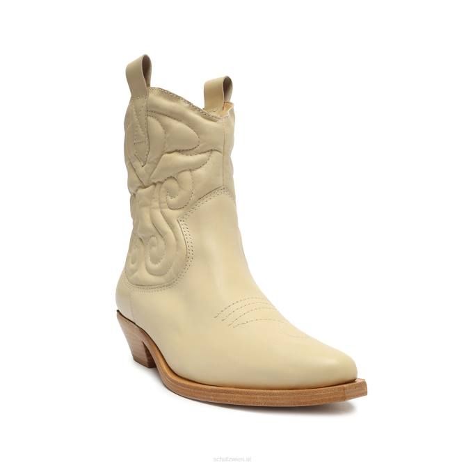 bei Schutz Zachy-Lederstiefelette Eierschale D60T903