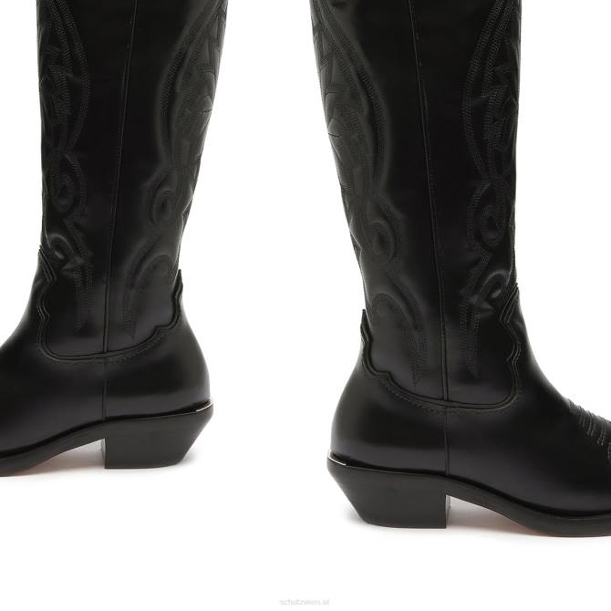 bei Schutz Zachy Up Lederstiefel Schwarz D60T815