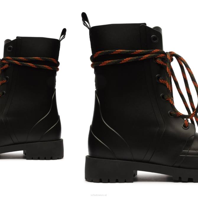 bei Schutz regeninjizierter Stiefel Schwarz D60T868