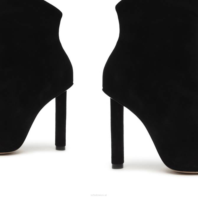 bei Schutz viha lässiger Wildleder-Bootie Schwarz D60T893